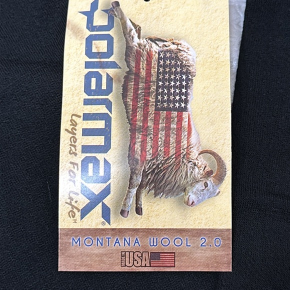 PolarMax MONTANA WOOL 2.0 Crewneck Long Cleve - Black - Picture 5 of 11